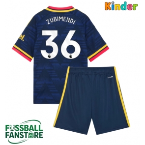 Arsenal Martin Zubimendi #36 Replik Auswärtstrikot Kinder 2026-27 Kurzarm (+ Kurze Hosen)